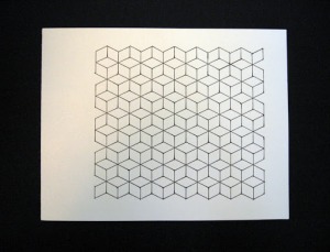 diamond grid card