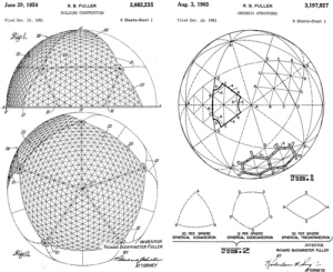 Patent Drawings for Geodesic Domes