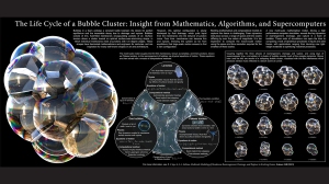 the life cycle of a bubble cluster